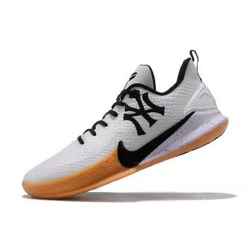 2020 Nike Kobe Mamba Focus White Black-Gum Light Brown Shoes